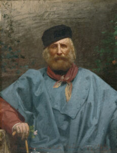 Giuseppe Garibaldi. Dipinto di Giuseppe Ugolini, sec. XIX.