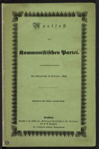 Manifesto del Partito Comunista, Londra, 1848