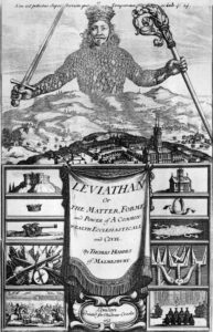 02 Frontispiece for Hobbes’ Leviathan.