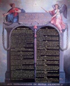 Figura 2. Dichiarazione dei diritti dell'uomo e del cittadino. 1789.