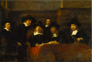 Rembrandt - Mercanti olandesi (vedi didascalia)